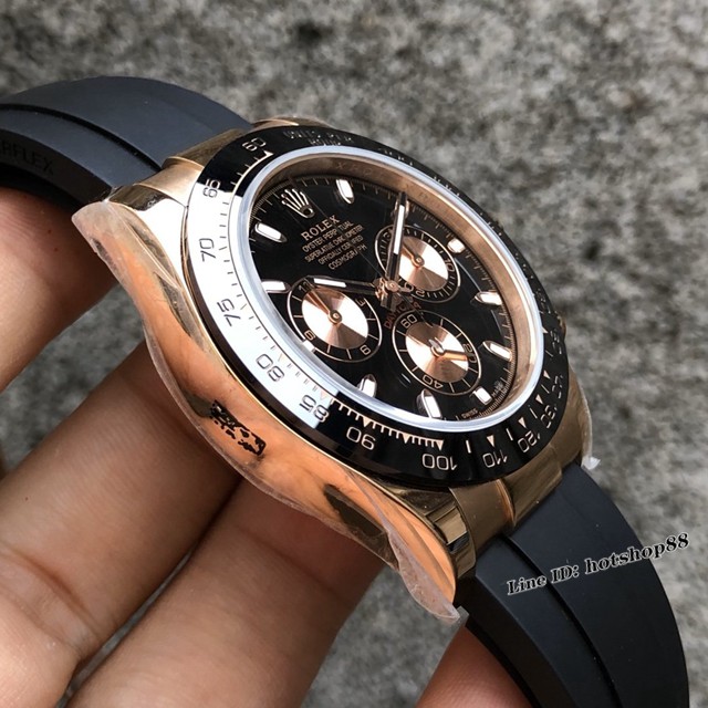 劳力士男士手表 Rolex迪通拿新品 灰白金迪 全玫瑰金迪 黄金迪 绿金迪计时腕表 gjs3231